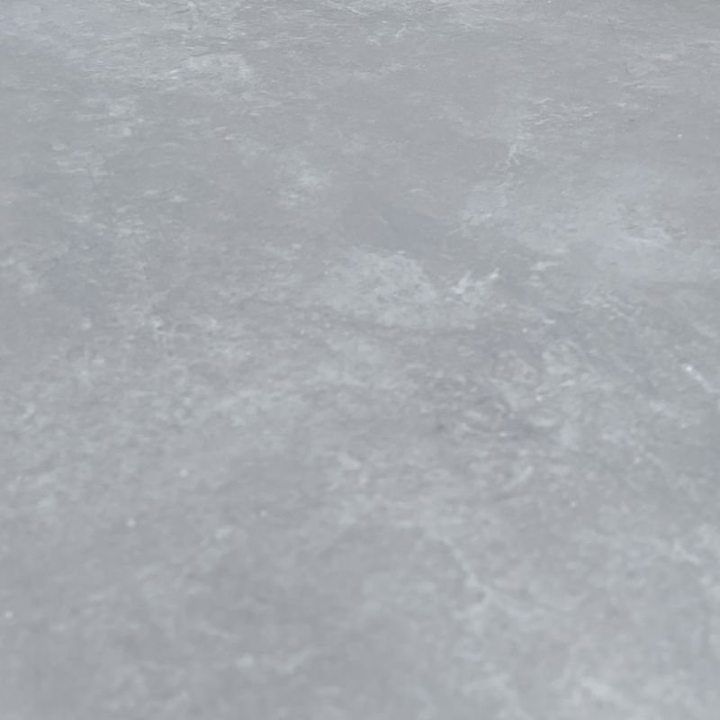 Table 160 cm en céramique gris béton et pieds évasés métal noir - RYDER 2