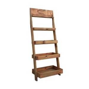 Bibliothèque échelle 200 cm en bois massif recyclé - CHALET