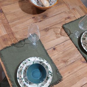 Table extensible 224 à 304 cm en bois de pin massif recyclé - CHALET