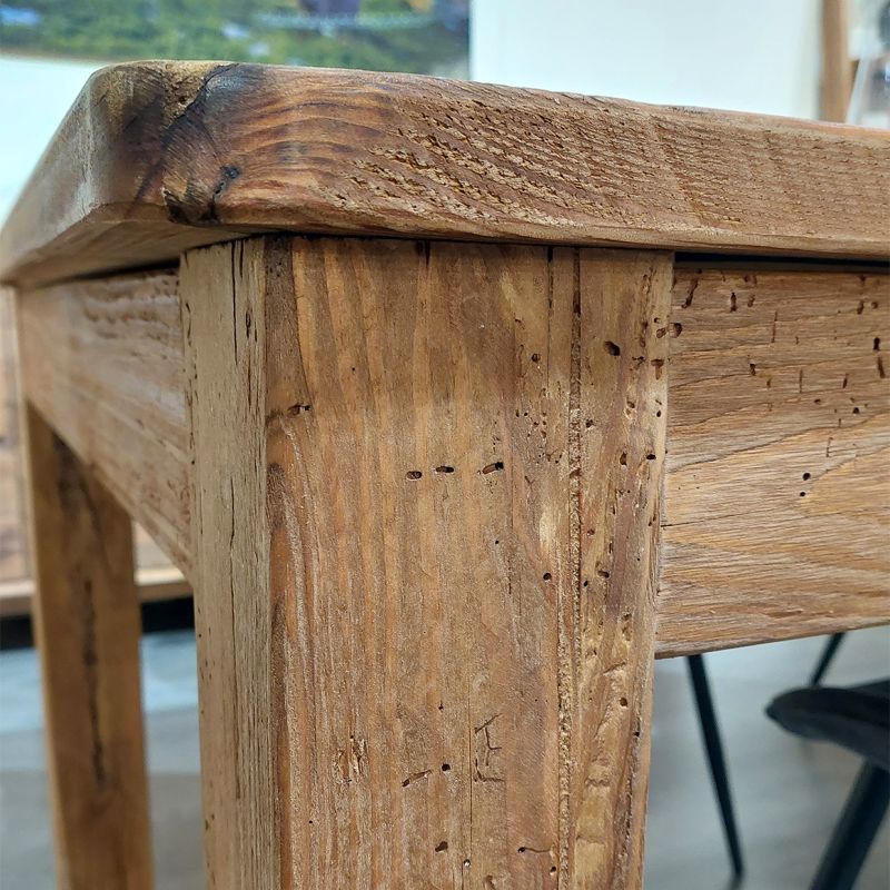 Table extensible 224 à 304 cm en bois de pin massif recyclé - CHALET