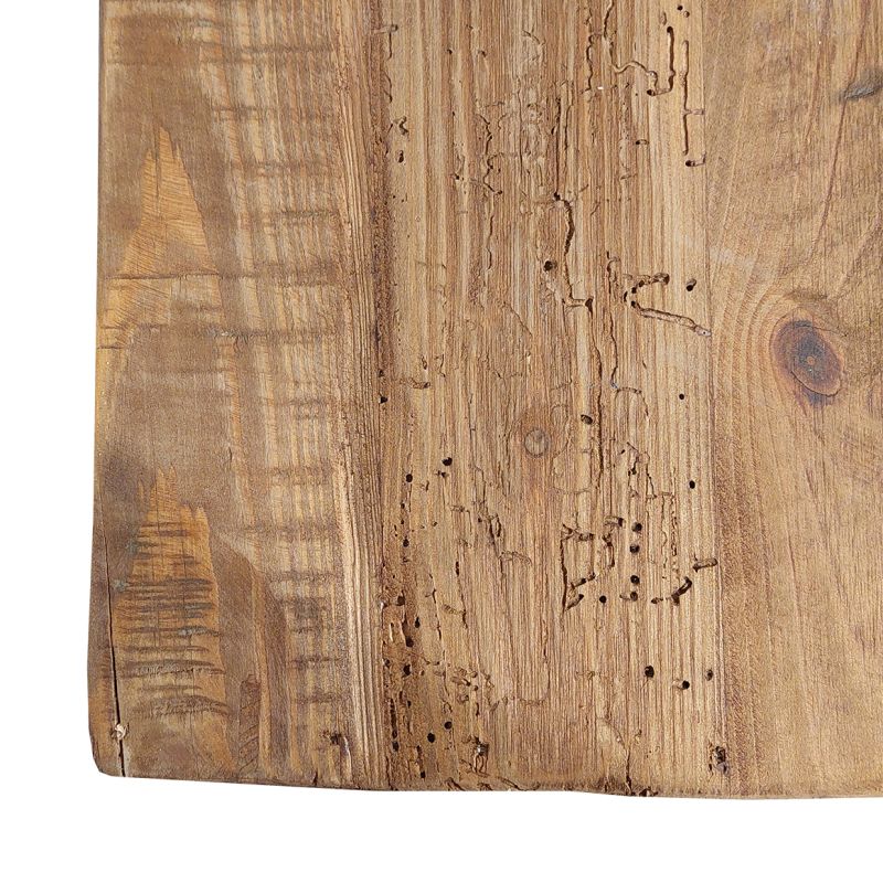Console L. 100 cm en bois massif de pin recyclé 2 tiroirs - CHALET