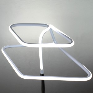 Lampadaire design et original LED losangé Eclairage blanc froid - DIAMOND