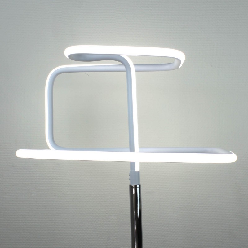 Lampadaire design et original LED angulaire - Eclairage dynamique blanc froid - Classe énergétique A++ - SQUARE