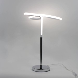 Lampe LED design à poser angulaire - Eclairage dynamique blanc froid - Classe énergétique A++ - CLOVER