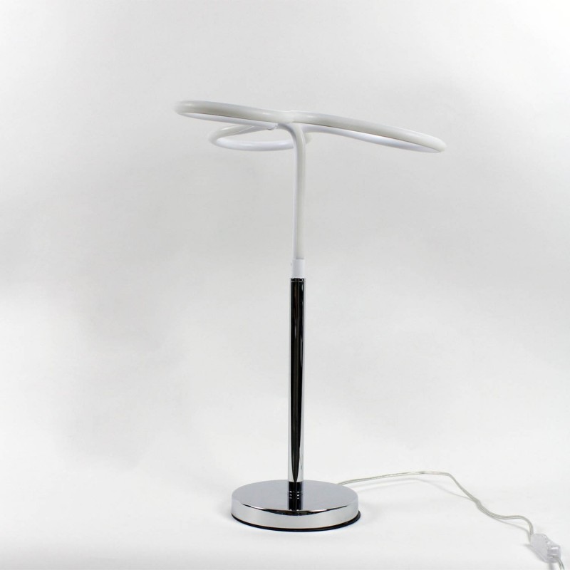Lampe LED design à poser angulaire - Eclairage dynamique blanc froid - Classe énergétique A++ - CLOVER