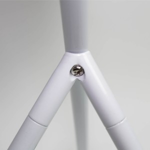 Lampe chevet design à trépied - abat-jour en suspension - Blanc - Modèle CAMPANA