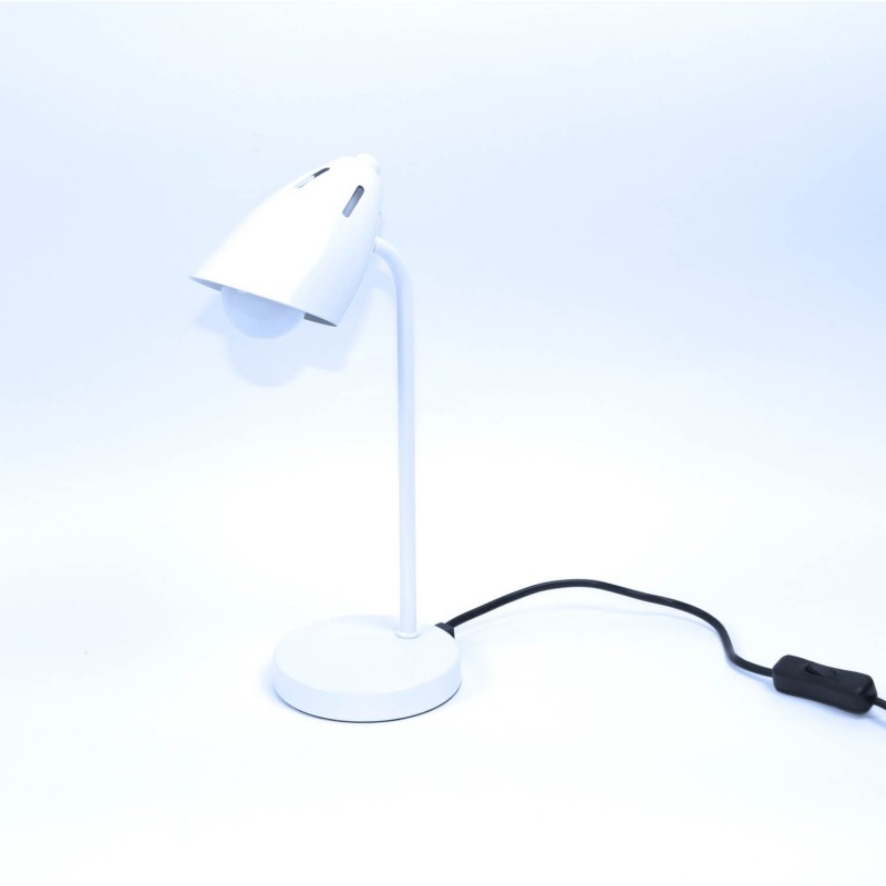 Lampe de bureau en métal - blanc - Modèle LUXO
