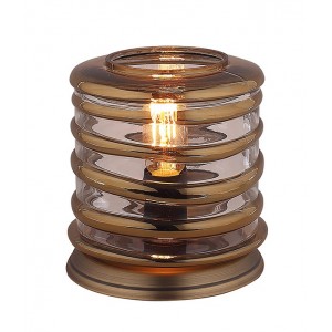 Lampe de chevet vintage en verre H24cm - NELSON