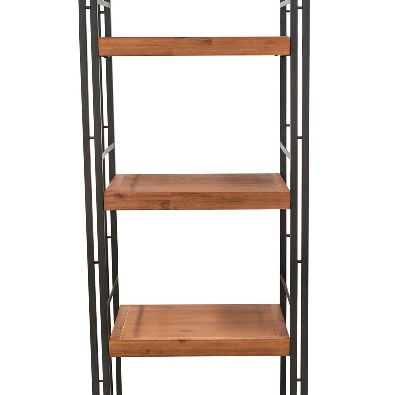 Bibliothèque 190 x 60 cm en bois d'acacia et métal - WORKSHOP