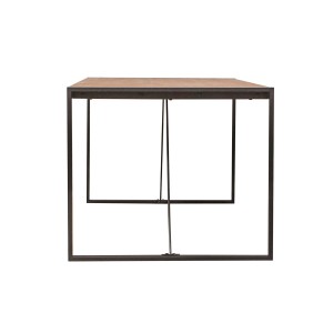 Table fixe bois & acacia 200 x 90 – design indus atelier - WORKSHO