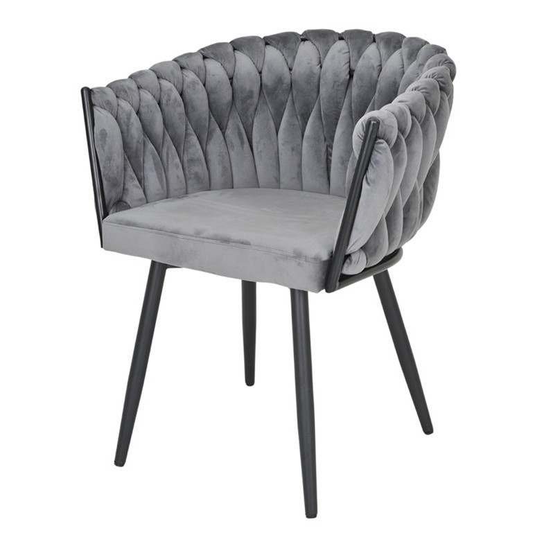 Chaises en velours